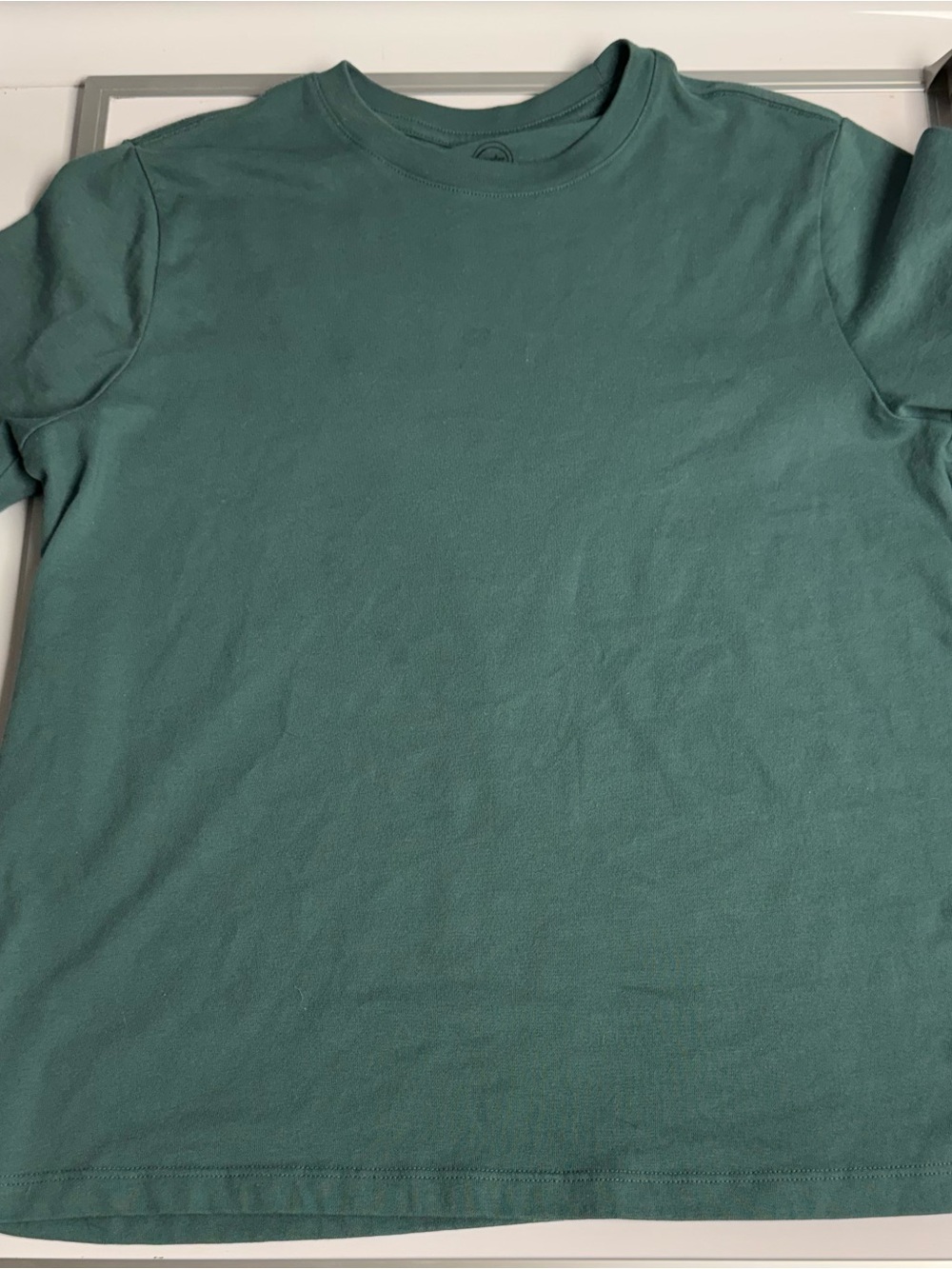 wonder nation pre-owned Boys 10-12 | Short Sleeve Crew Neck Tee in Teal Green